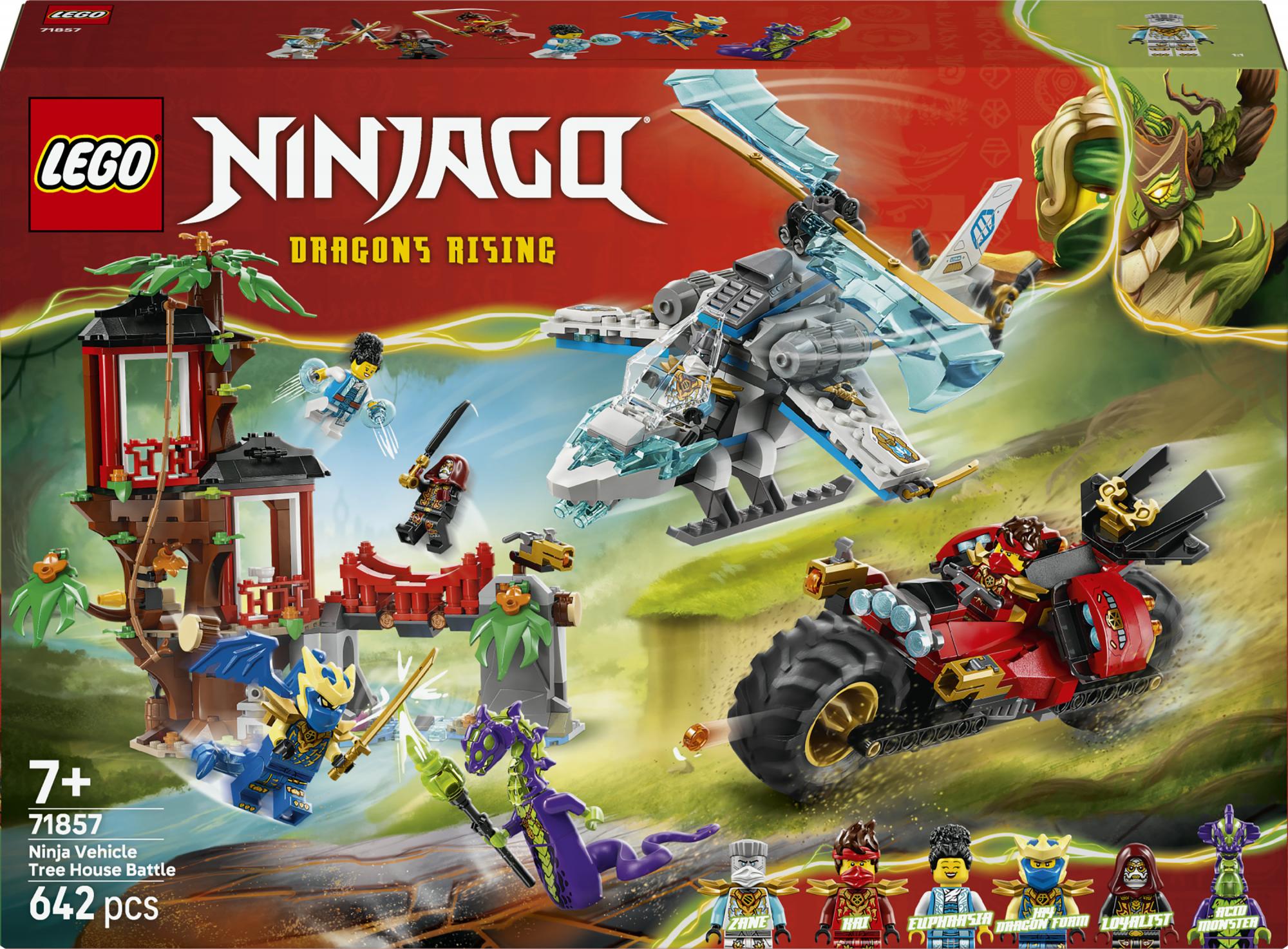 Lego Ninjago   Ninja Køretøj Og Træhuskamp Geekd Dk