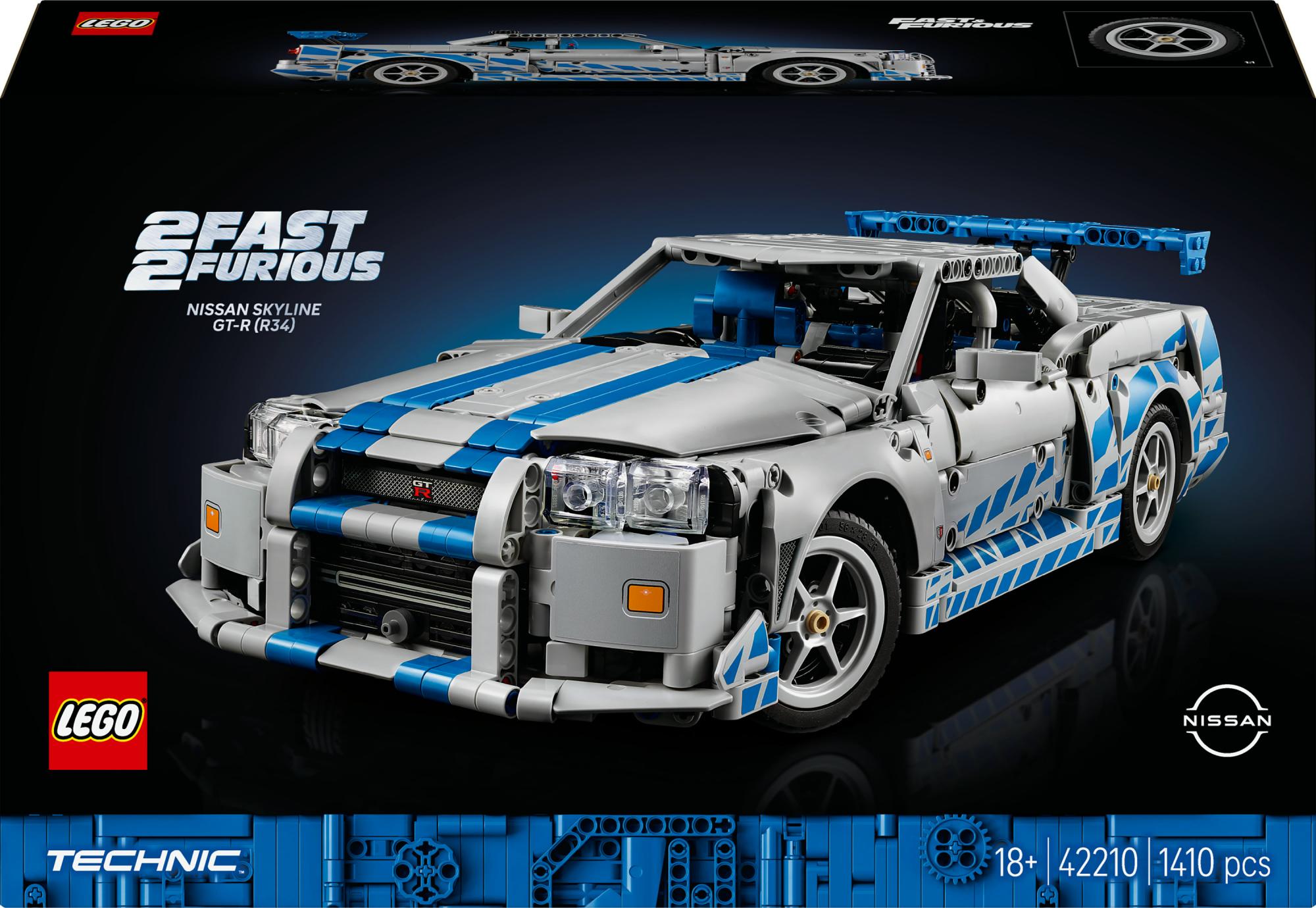 Lego 42210 Technic   Fast   Furious Nissan Skyline Gt-  R34  Geekd Dk