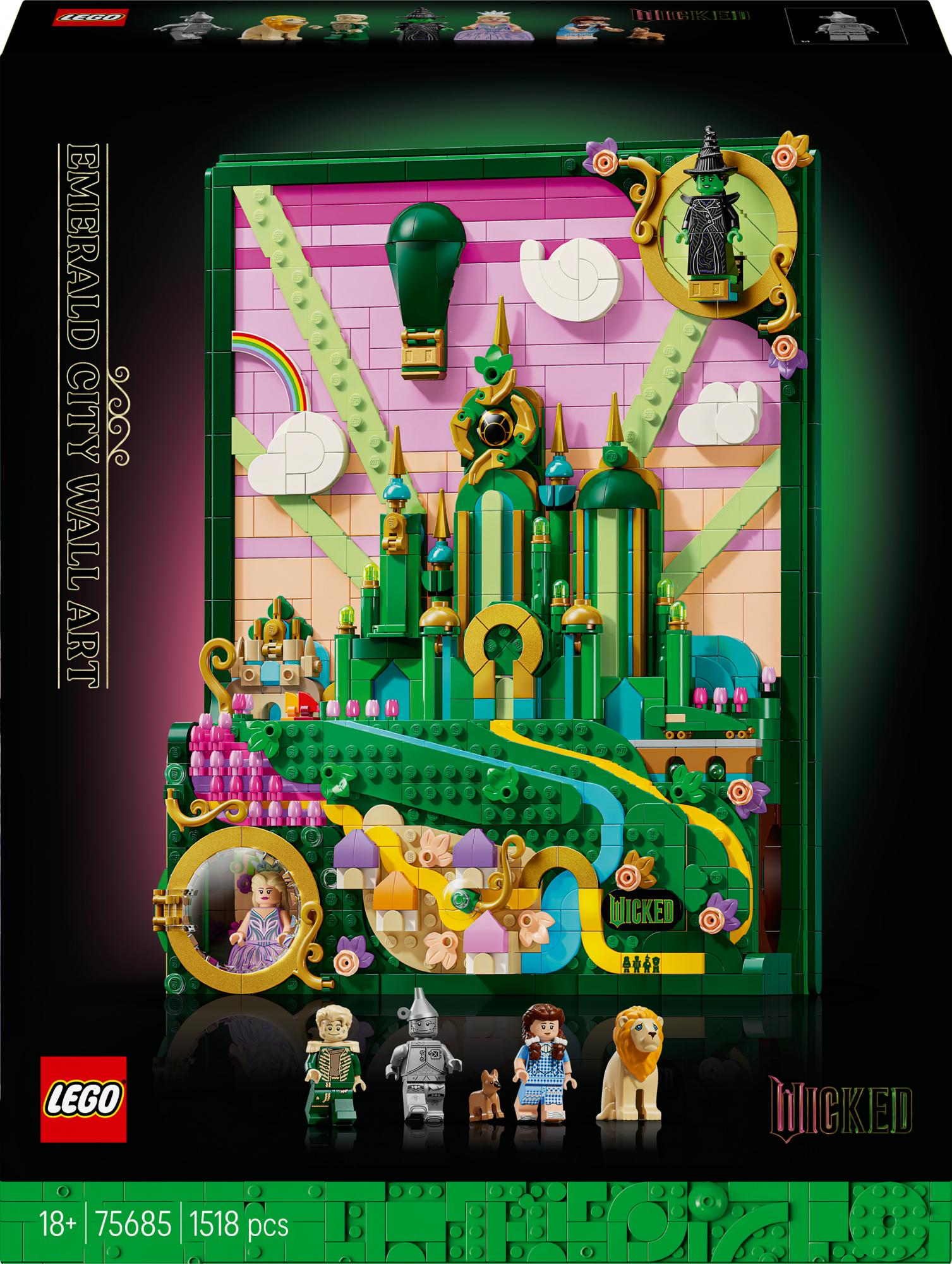 Lego Wicked Emerald City Wall Art  75685  Geekd Dk