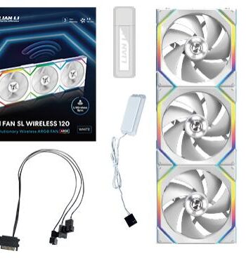 Lian Li Uni Fan Sl Wireless   -pak  Hvid 120mm Kabinet Blæser Geekd Dk
