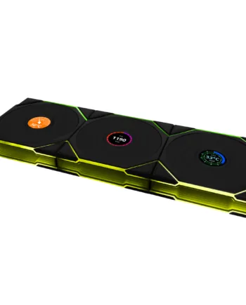 Lian Li Uni Fan Tl Wireless Lcd    Pak  Sort 120 Kabinet Blæser Geekd Dk