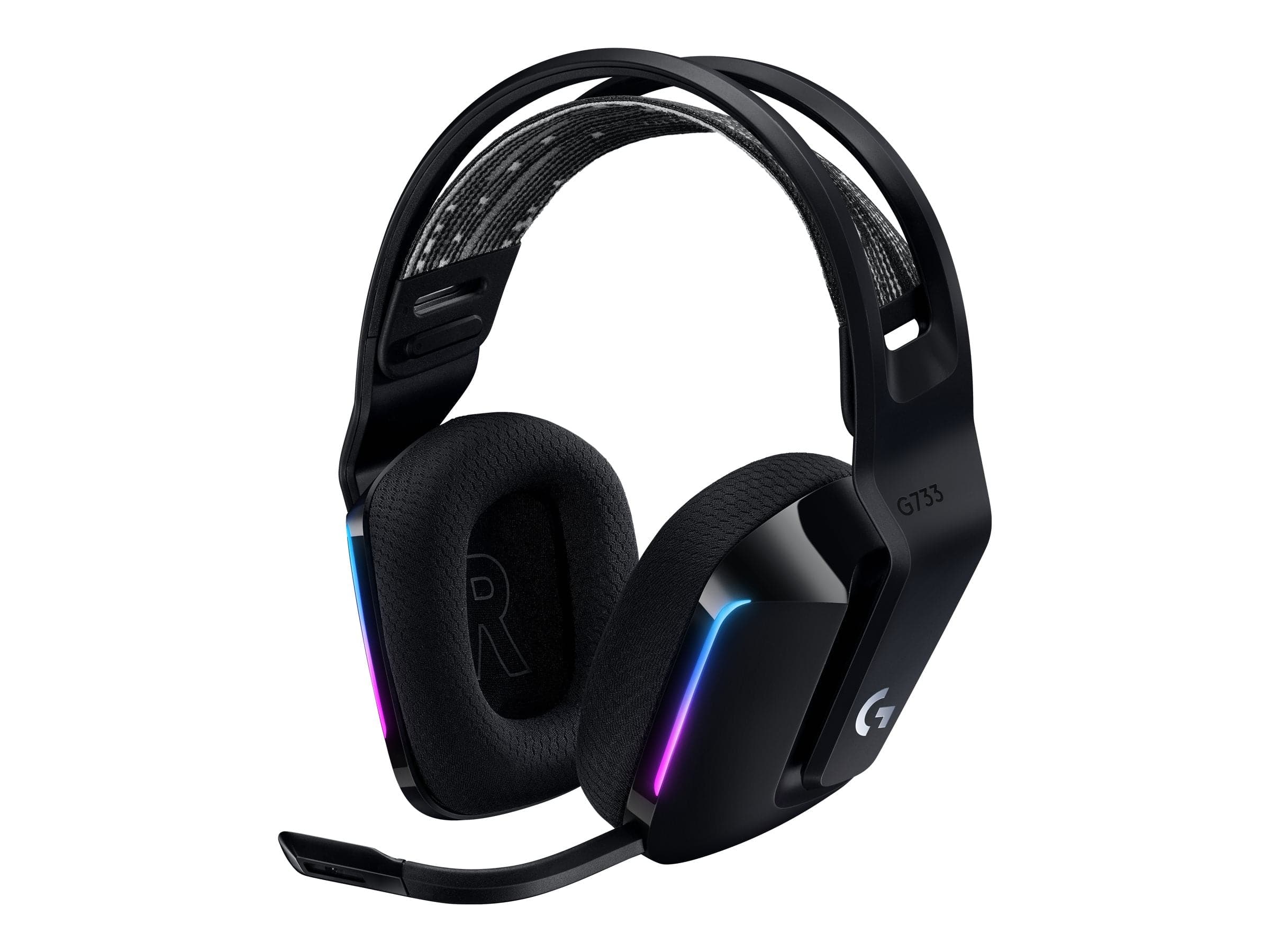 Logitech   G733 Lightspeed Wireless Rgb Sort Headset Geekd Dk
