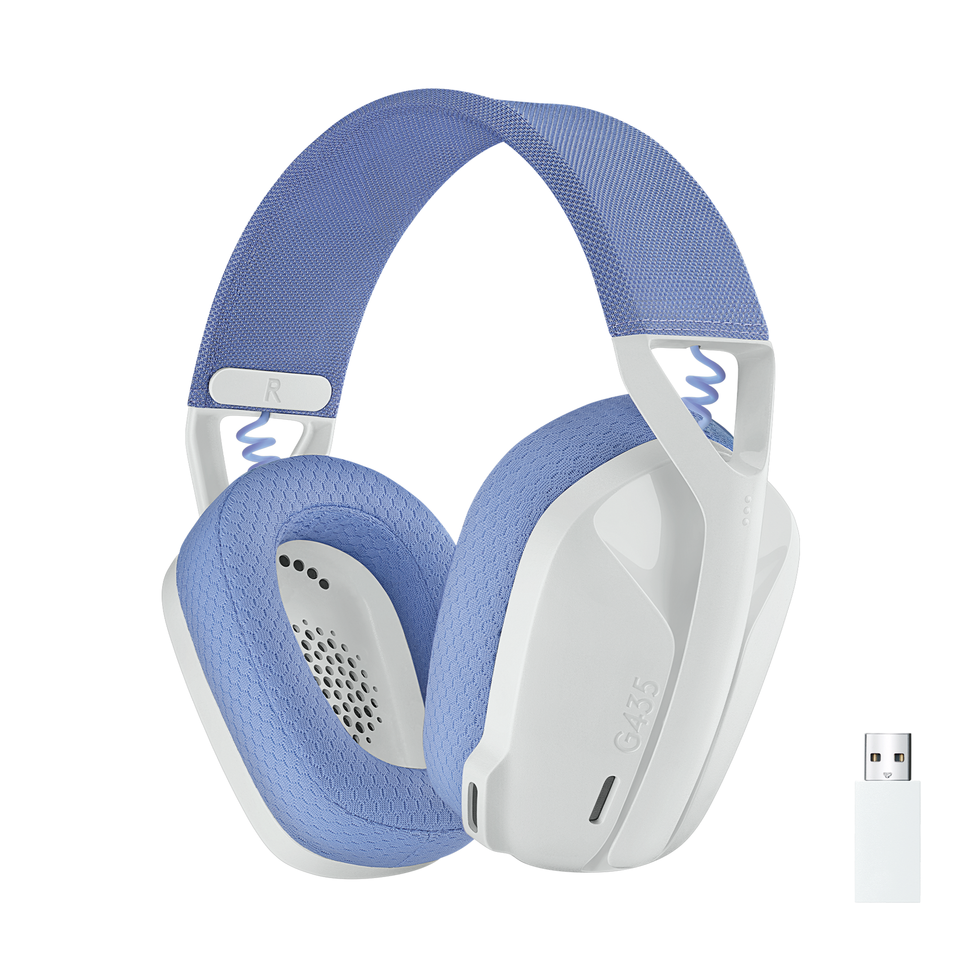 Logitech G435 Lightspeed Trådløs Gaming Headset Hvid Geekd Dk