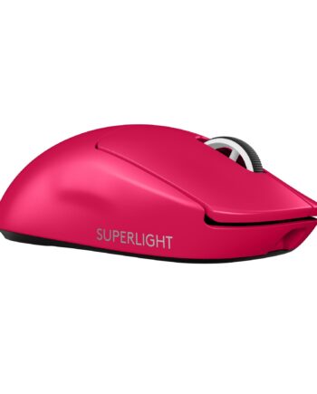 Logitech   Pro   Superlight   Lightspeed Gaming Mus  Magenta Geekd Dk