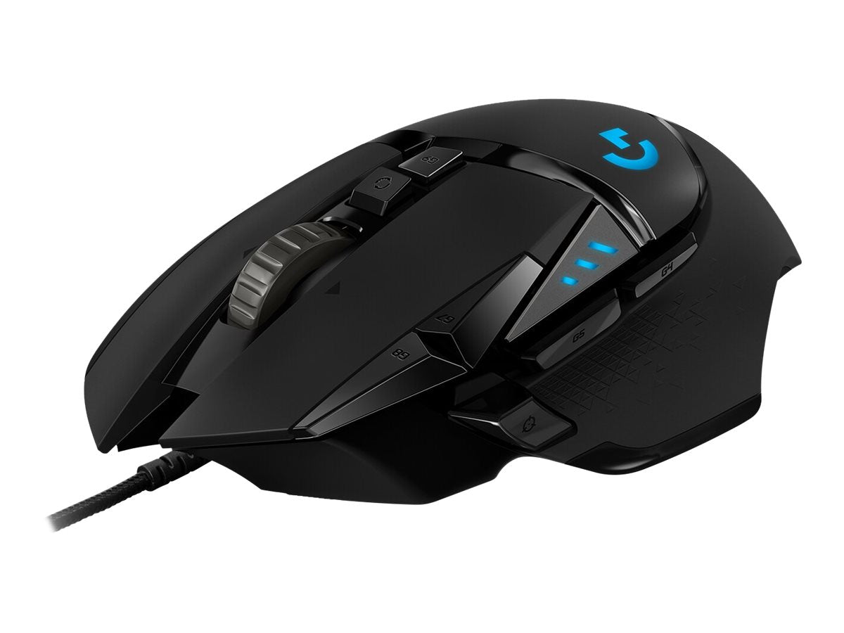 Logitech Gaming Mouse G502  Hero  Optisk Kabling Sort Mus Geekd Dk