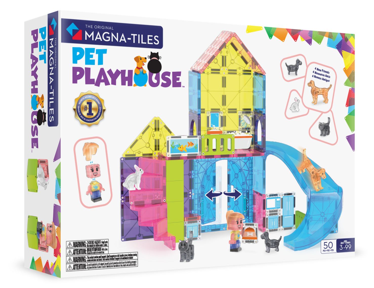 Magna-tiles Pet Playhouse   Magnetisk Byggesæt Geekd Dk