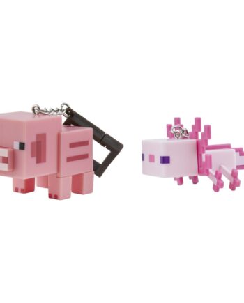 Minecraft Backpack Buddies Series   24stk Nøglering Geekd Dk