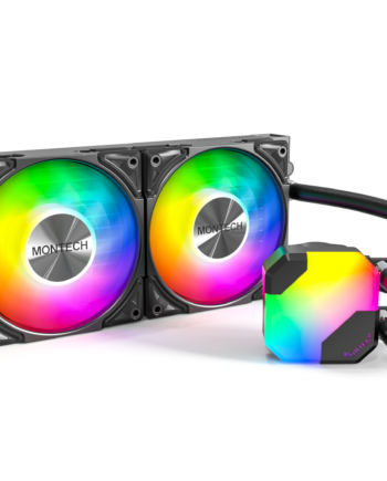 Montech Hyper Flow Argb 240 Aio  Black Vandkøling Geekd Dk