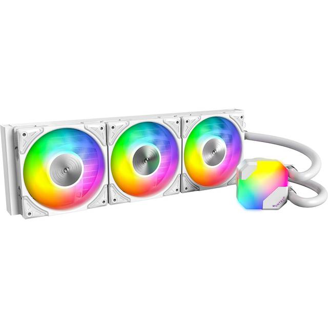 Montech Hyper Flow Argb 360 Aio  Hvid Vandkøling Geekd Dk