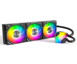 Montech Hyper Flow Argb 360 Aio  Sort Vankøling Geekd Dk