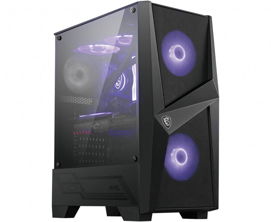 Msi Mag Forge 100r Tårn Atx Ingen Strømforsyning Sort Kabinet Geekd Dk