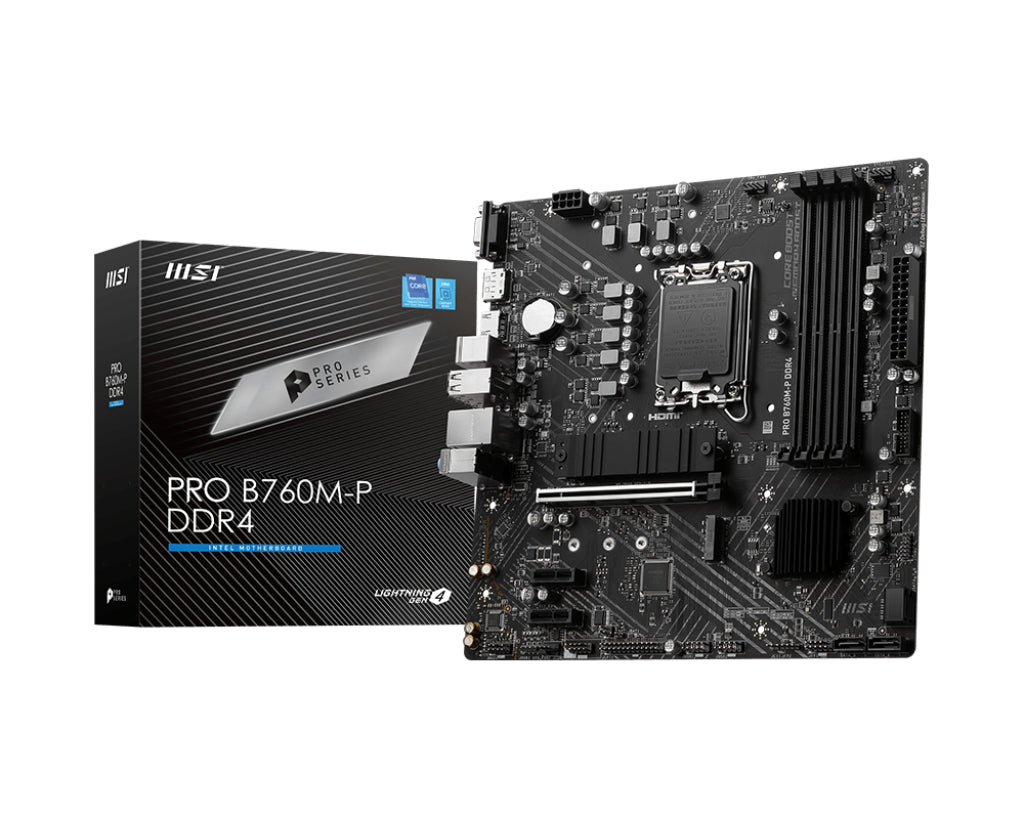 Msi Pro B760m-  Ddr4 Bundkort Geekd Dk