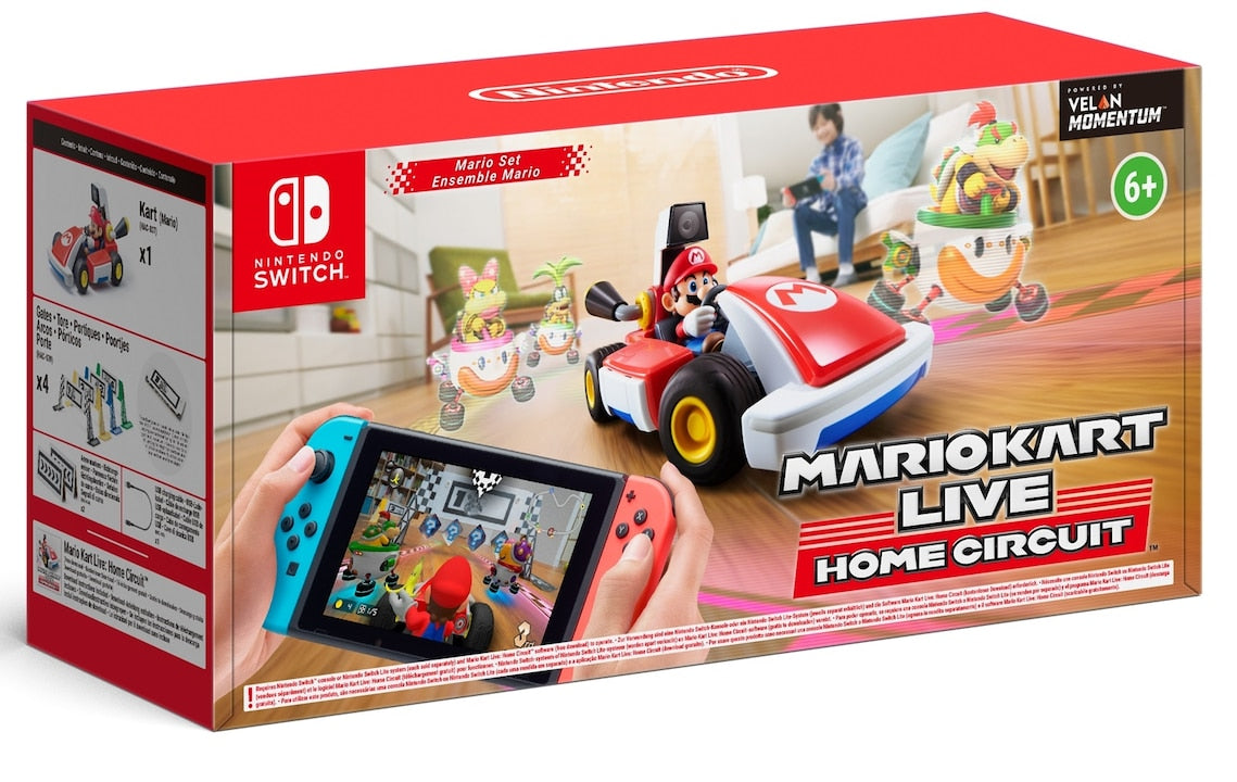 Nintendo Mario Kart Live: Home Circuit Mario Set Nintendo Switch Tilbehør Geekd Dk