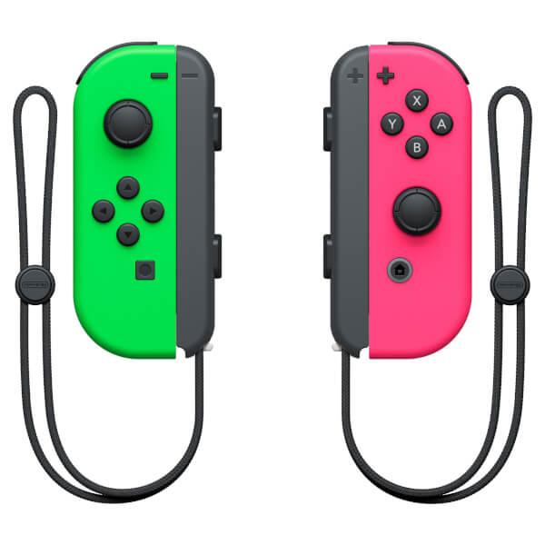 Nintendo Switch Joy-con Controller Pair Neon Grøn  Neon Pink         Konsol Geekd Dk