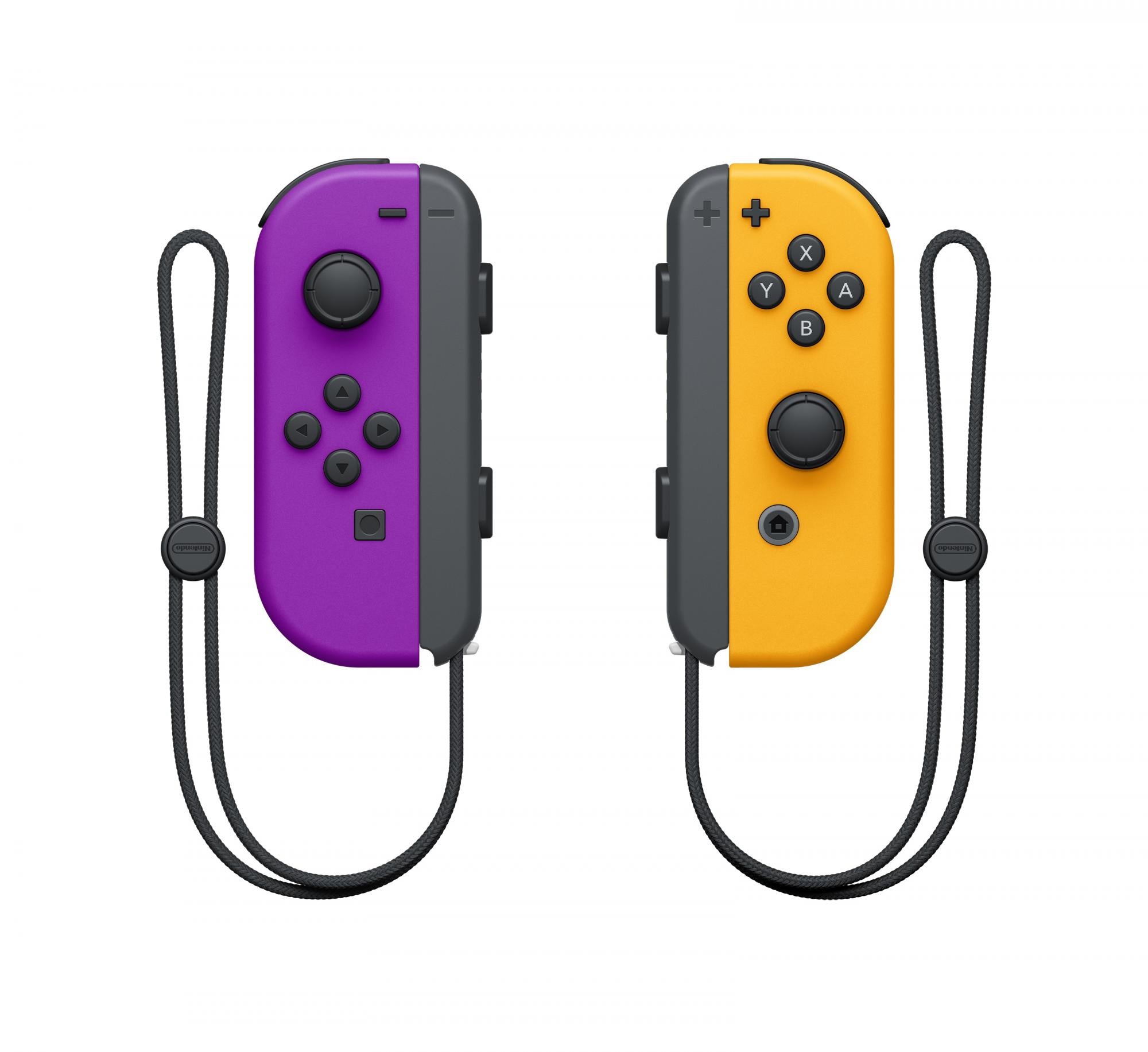 Nintendo Switch Joy-con Controller Pair Neon Lilla       Neon Orange     Konsol Geekd Dk