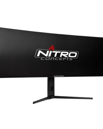 Nitro Concepts Sm1 Simracing Monitor Dual Qhd 1440p  5120   1440  144hz Ips Racing Simulator Tilbehør Geekd Dk