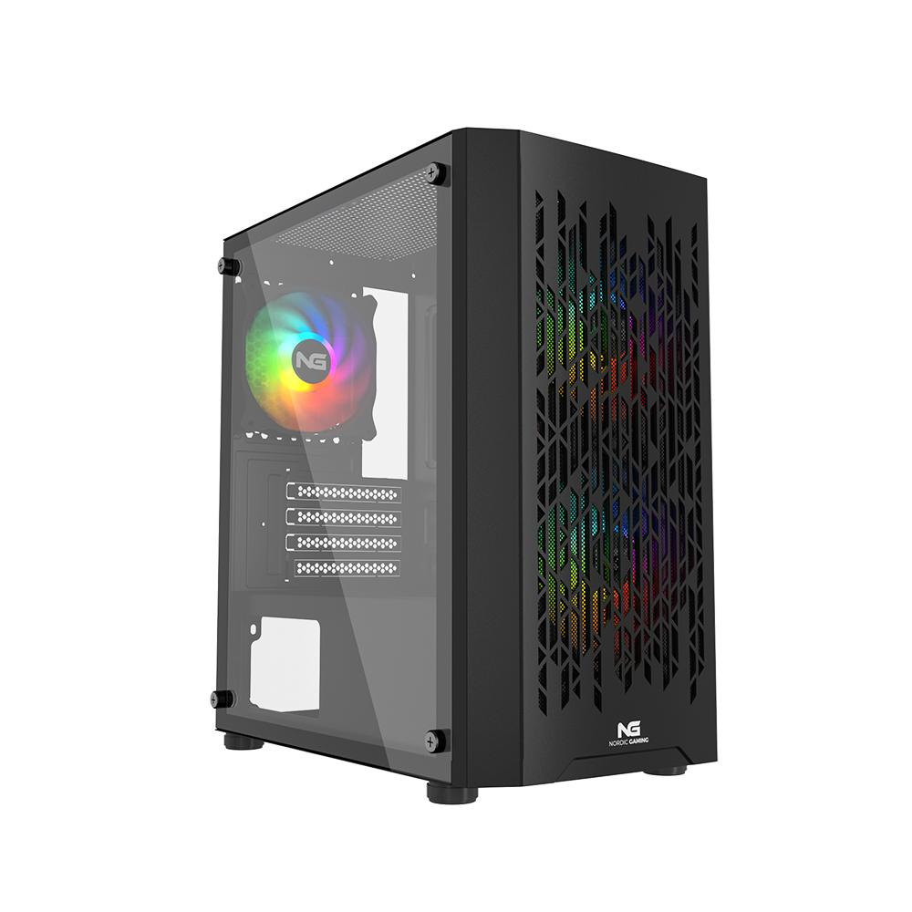Nordic Gaming Fenris Rgb Mini Tårn Micro-atx Sort Kabinet Geekd Dk