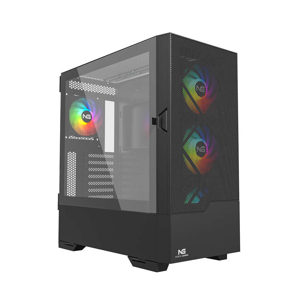 Nordic Gaming Munin Rgb Tårn Atx Sort Kabinet Geekd Dk