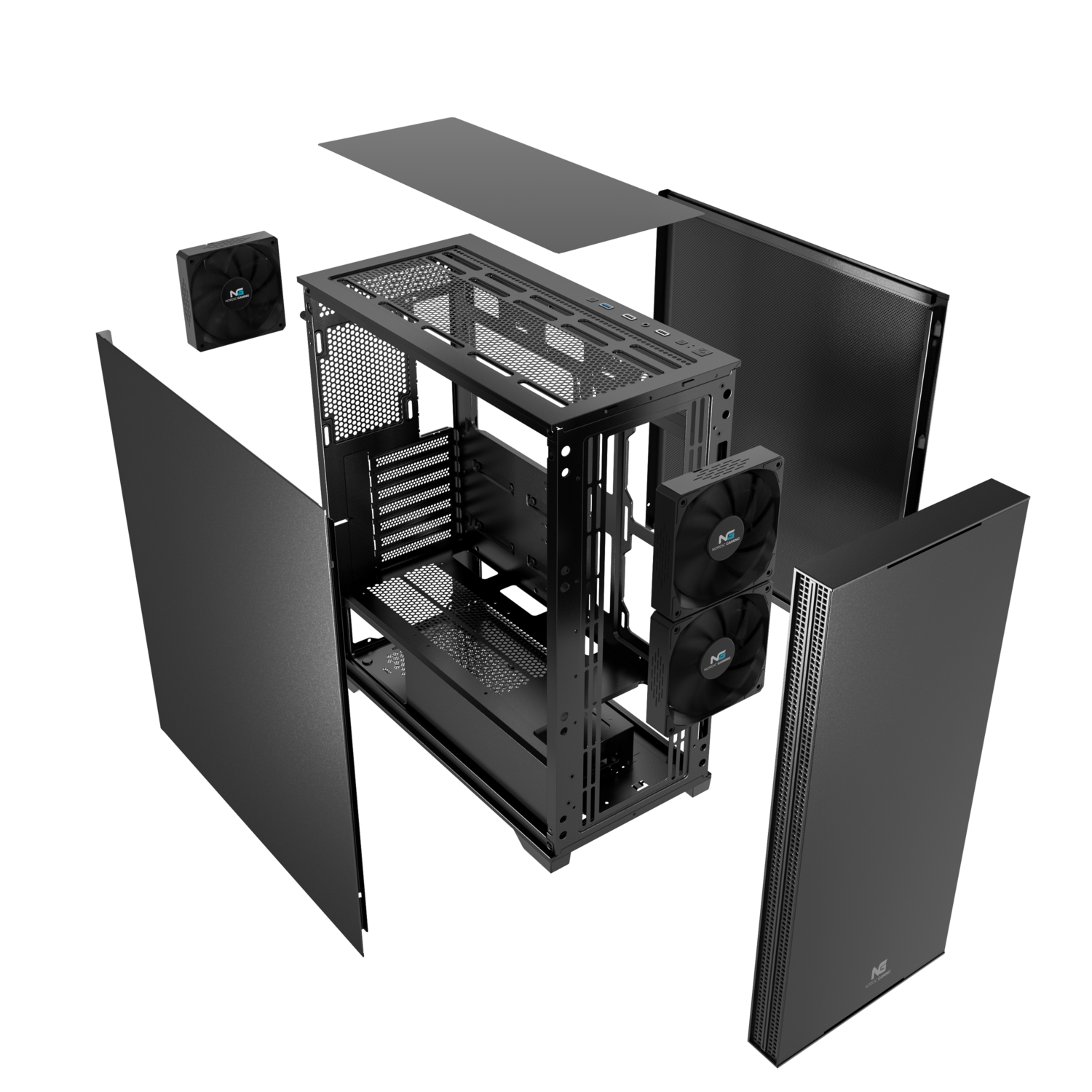 Nordic Gaming Mute Silent Atx Case Kabinet Geekd Dk