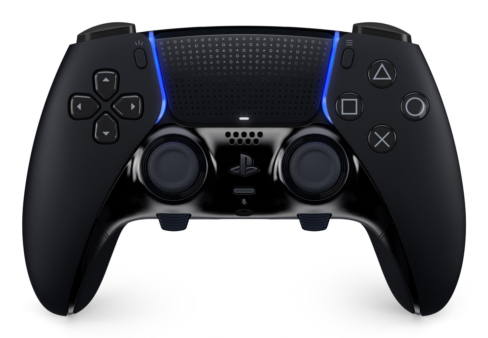 Ps5 Dualsense Edge Midnight Sort Til Playstation   Controller Geekd Dk