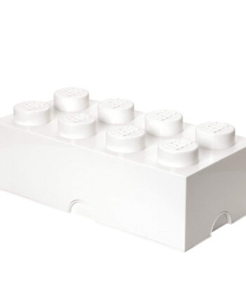 Room Copenhagen Lego Storage Brick   White Rc40041735 Opbevaringskasse Geekd Dk