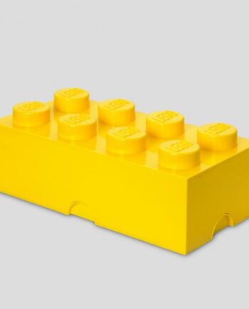 Room Copenhagen Lego Storage Brick   Yellow Rc40041732 Opbevaringskasse Geekd Dk