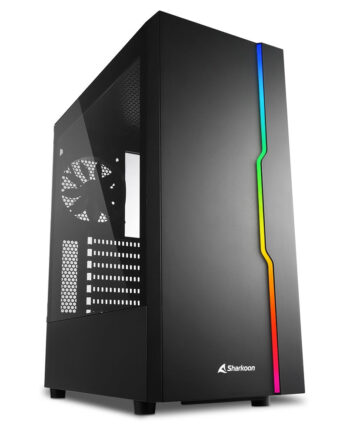 Sharkoon Rgb Slider  Tower Case  Black  Kabinet Geekd Dk