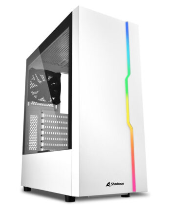Sharkoon Rgb Slider White  Tower Case Kabinet Geekd Dk