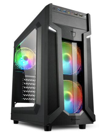 Sharkoon Vg6-  Rgb Window Kabinet Geekd Dk