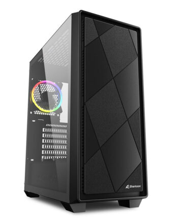 Sharkoon Vs8 Rgb   Tower Case  Black  Tempered Glass  Kabinet Geekd Dk