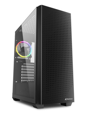 Sharkoon Vs9 Rgb   Tower Case  Black  Tempered Glass  Kabinet Geekd Dk