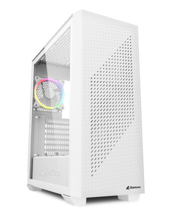Sharkoon Vs9 Rgb   Tower Case  White  Tempered Glass  Kabinet Geekd Dk