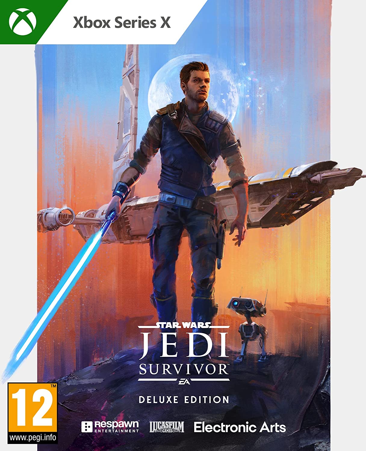 Star Wars Jedi Survivor  Deluxe Edition  Xbox Series   Xbox Series   Spil Geekd Dk