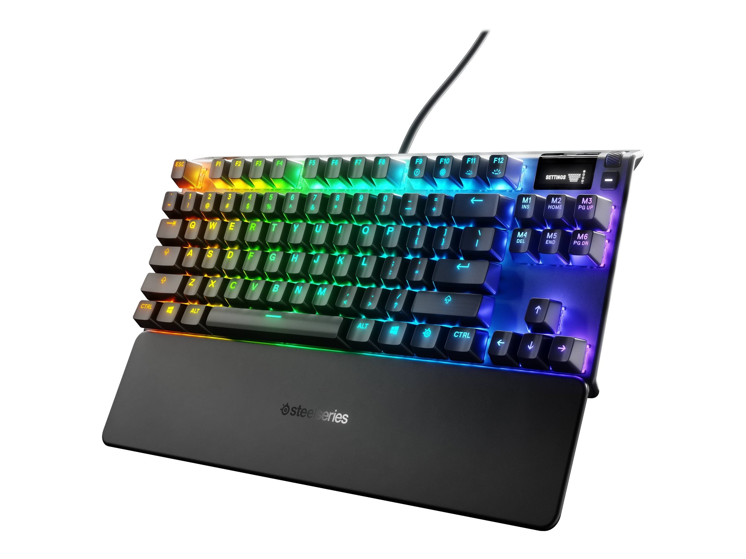 Steelseries Apex   Tkl Tastatur Mekanisk Rgb Kabling Geekd Dk