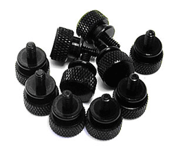 10 Stk  Sunbeam Luksus Fingerskruer  Sort