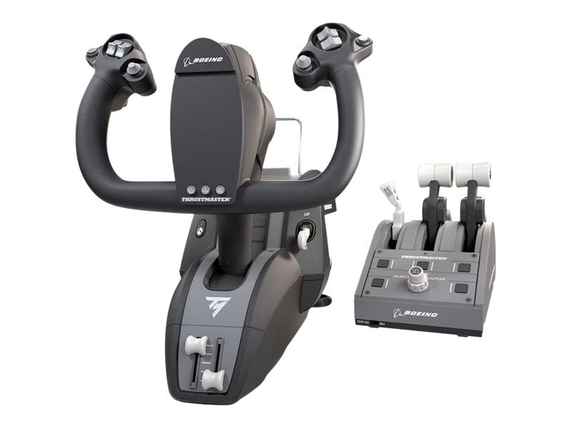 Thrustmaster Civil Aviation  Tca  Yoke Pack Boeing Edition Flight Throttle Geekd Dk