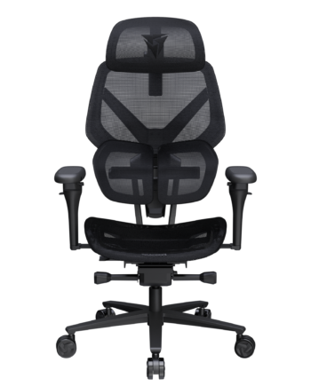 Thunderx3 Flex Pro Mesh Sort Stol Geekd Dk