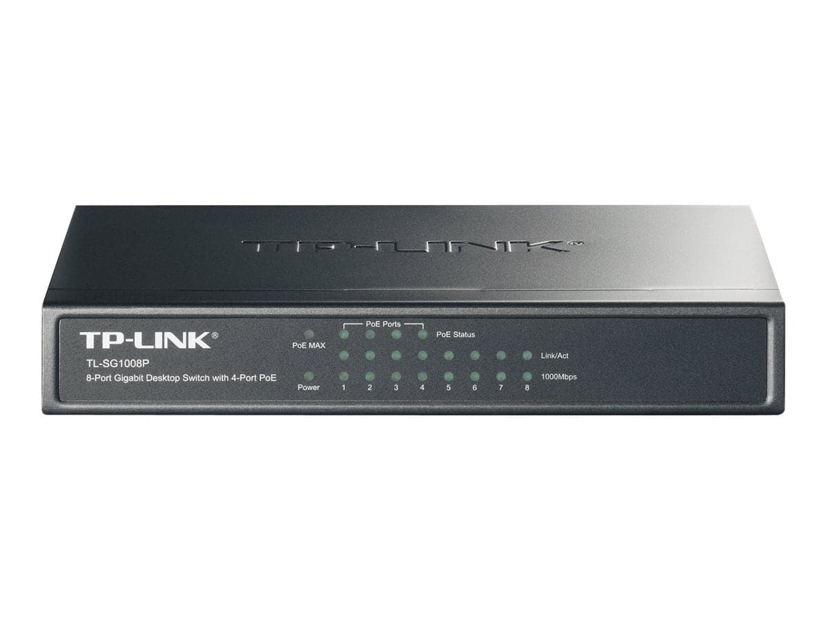 Tp-link Tl-sg1008p Switch  -porte Gigabit Poe Geekd Dk