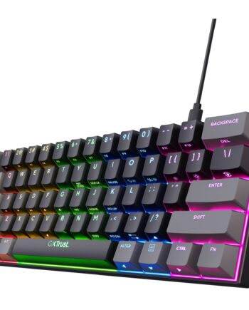 Trust Gxt867 Acira 60  Mini Gaming Keyboard Nd Tastatur Geekd Dk