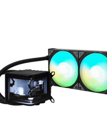 Tryx Panorama 240mm Aio Liquid Cooler Argb Sort Kabinet Blæser Geekd Dk