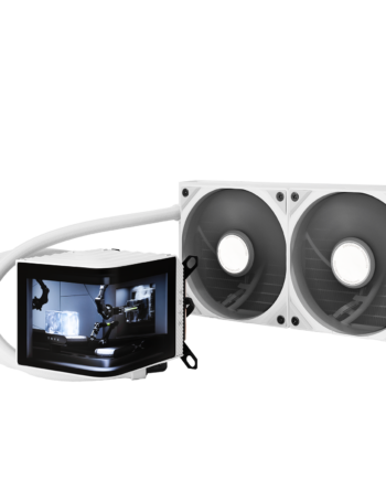 Tryx Panorama 240mm Aio Liquid Cooler Hvid Kabinet Blæser Geekd Dk