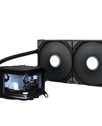 Tryx Panorama 280mm Aio Liquid Cooler Sort Kabinet Blæser Geekd Dk