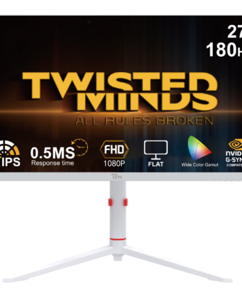 Twisted Minds Artic Pro Series 27 Quot  Fhd 180hz White Skærm Geekd Dk