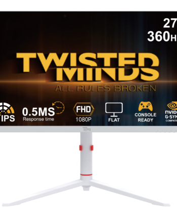 Twisted Minds Artic Pro Series 27 Quot  Fhd 360hz White Skærm Geekd Dk