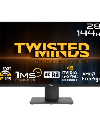 Twisted Minds Flat Gaming Monitor 28 Quot  Uhd 144hz Skærm Geekd Dk