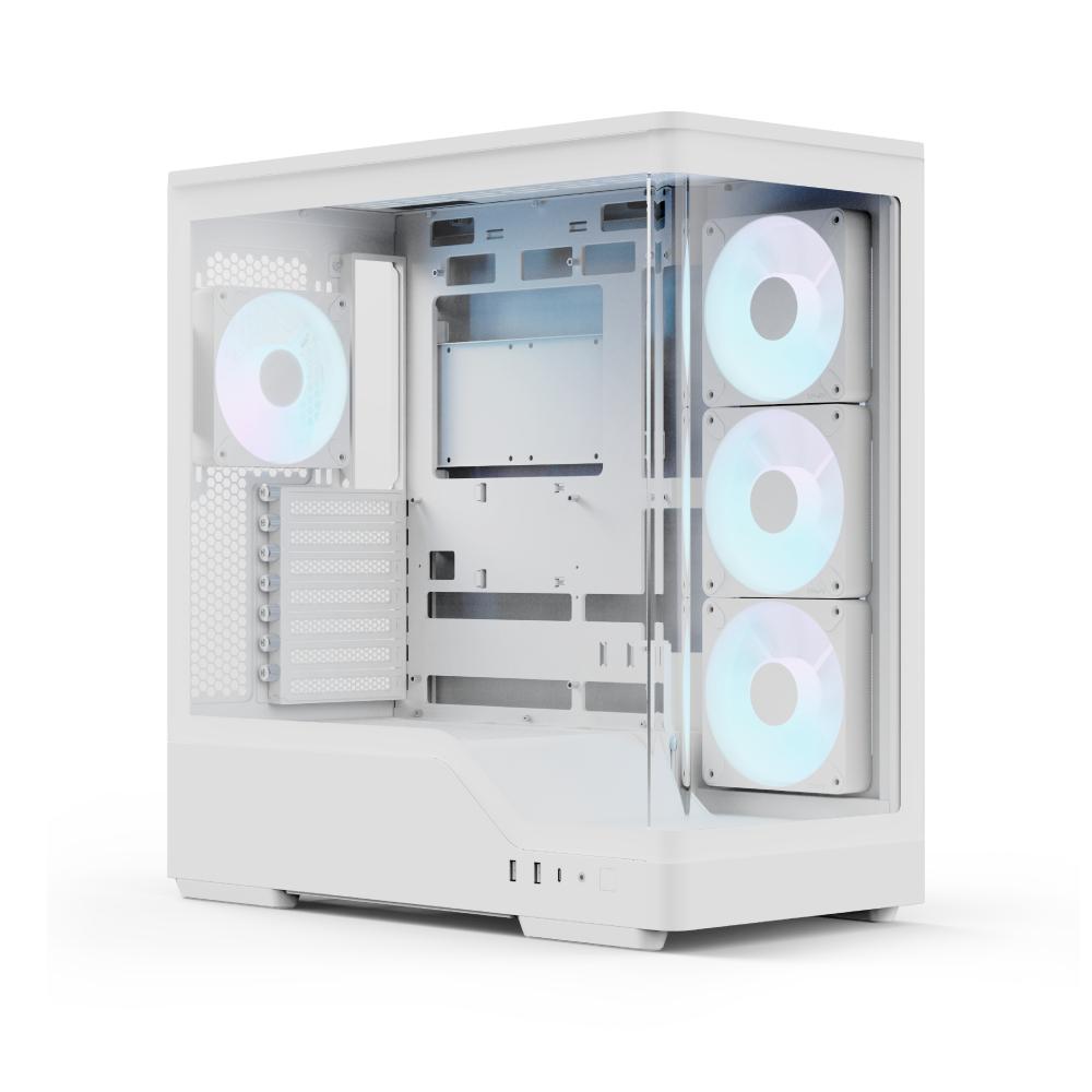 Aerocool P500a  Mid-tower Case   White Kabinet Geekd Dk