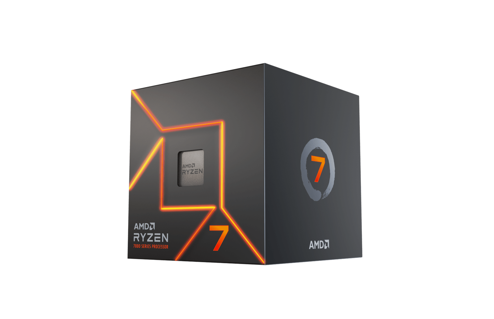 Amd Ryzen   7700     Ghz 40mb  Am5  65w Wraith Prism Cooler Cpu Geekd Dk