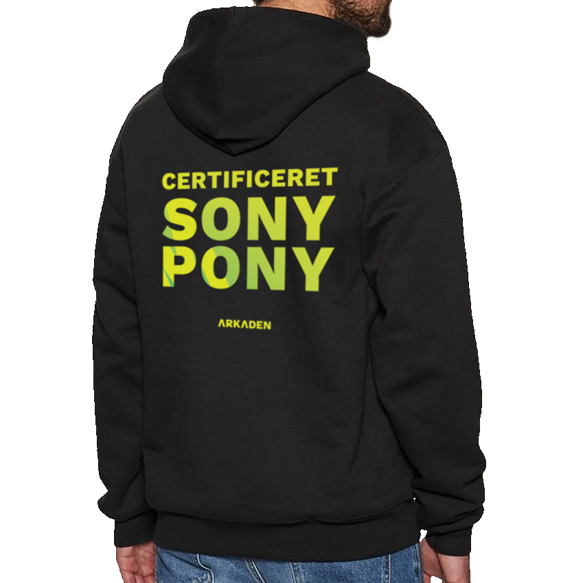 Arkaden Sony Pony Hoodie Geekd Dk