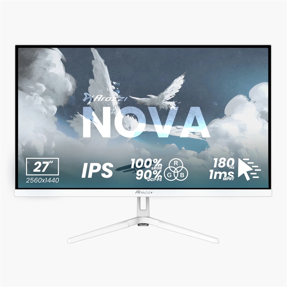 Arozzi Nova 27 Quot  Ips 180hz Hvid