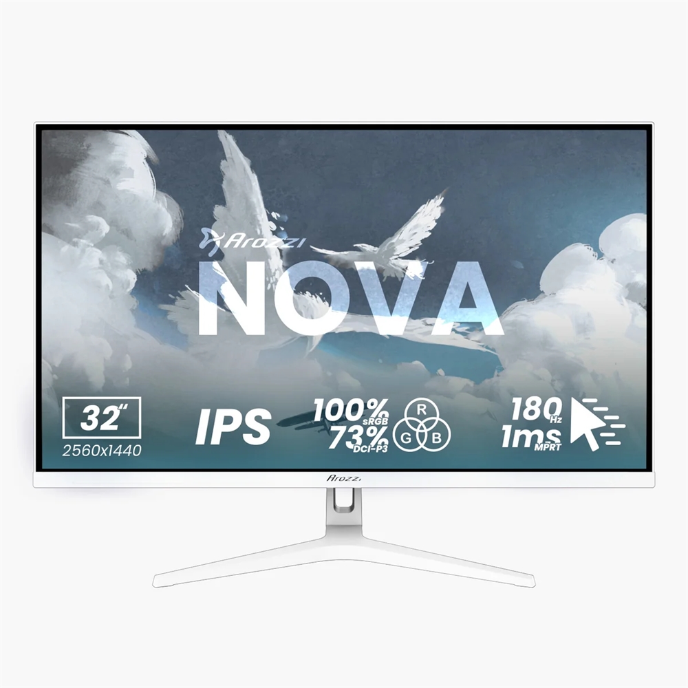 Arozzi Nova 32 Quot  Ips 180hz Hvid